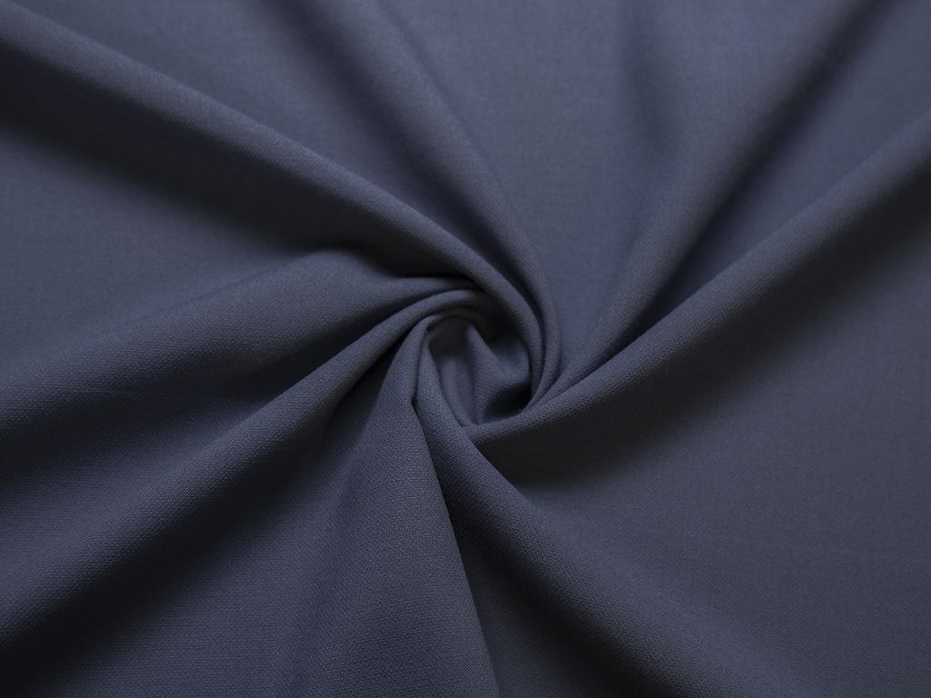 Двухсторонняя костюмная ткань, цвет темно-синийизображение