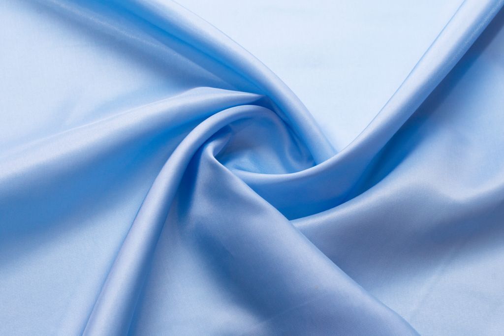 Ткань подкладочная, голубого цветаизображение
