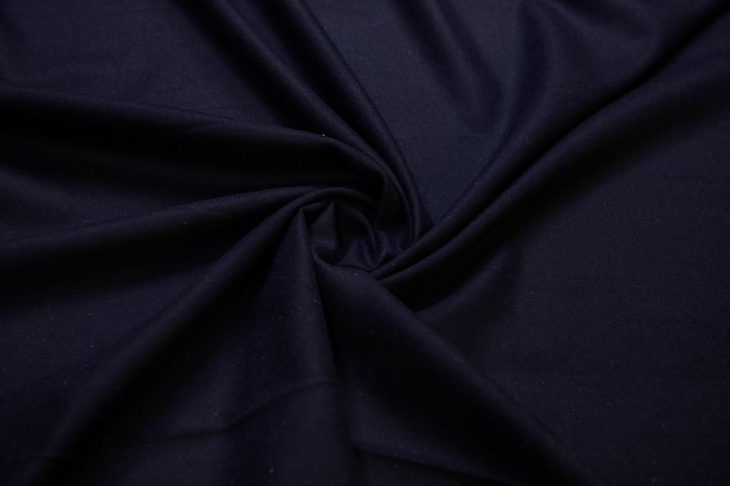 Двухсторонняя костюмно-пальтовая ткань, цвет темно-синийизображение