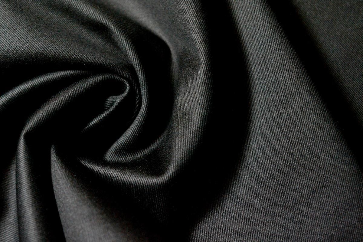 Ткань костюмная , цвет: черный принцизображение