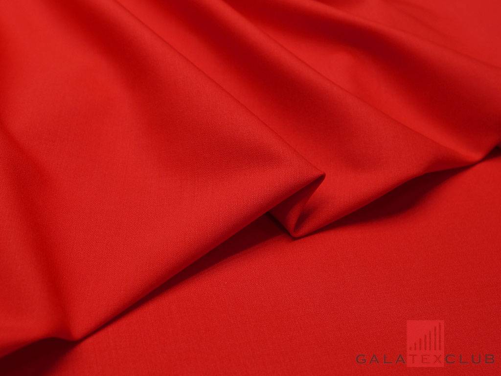 Ткань костюмная, цвет: холодный красный цв.711изображение