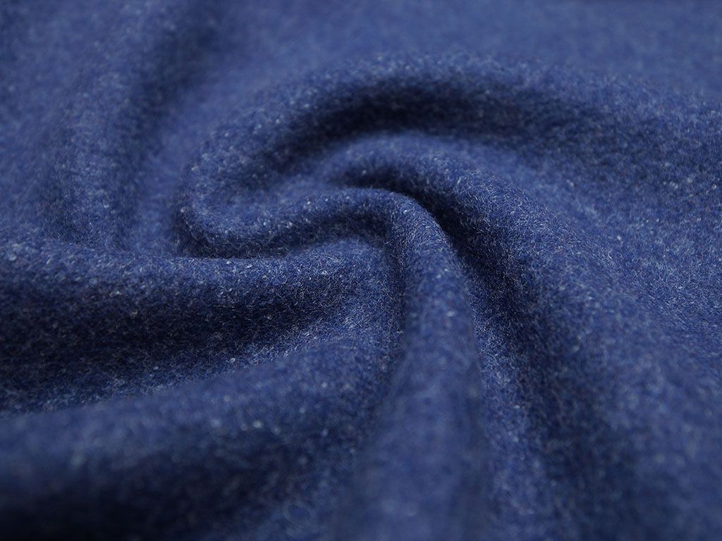 Приобрести Ткань пальтовая двухсторонняя сине-бордового цвета