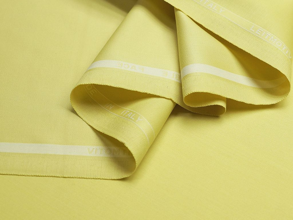 Приобрести Ткань костюмная двухсторонняя, цвет: светло-желтый цв.610/1