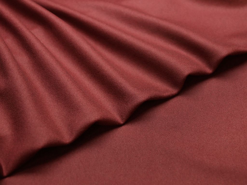 Приобрести Двухсторонняя пальтовая ткань цвет бордовый