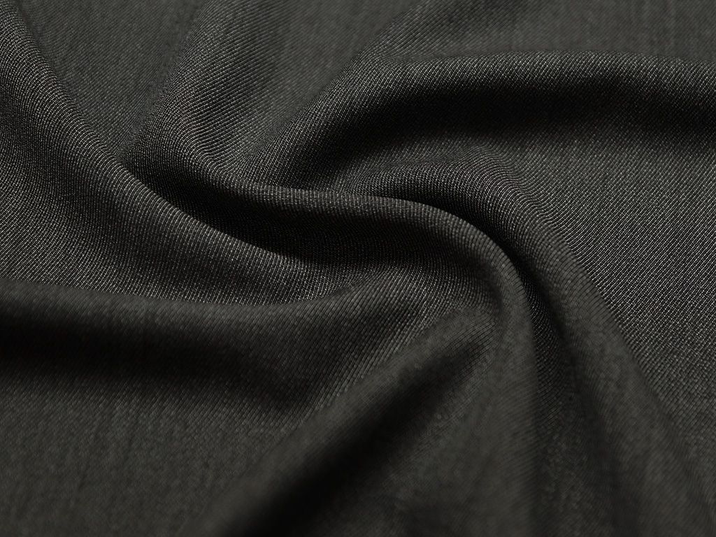 Шерстяная костюмная ткань под джинсу, серый меланжизображение