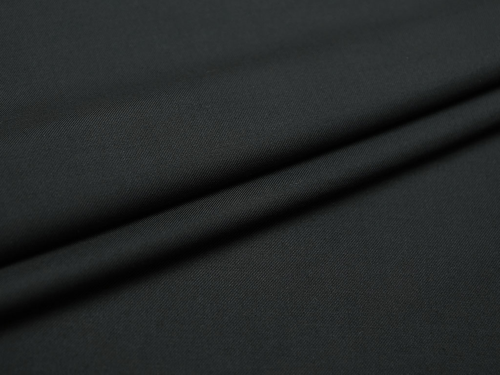 Приобрести Классическая костюмная ткань черного цвета
