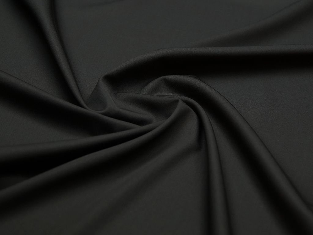 Приобрести Рубашечно-плательная ткань черного цвета