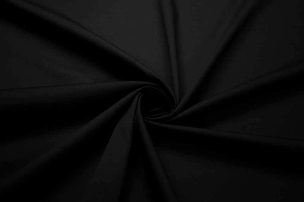 Двухсторонняя костюмная ткань, чёрного цветаизображение