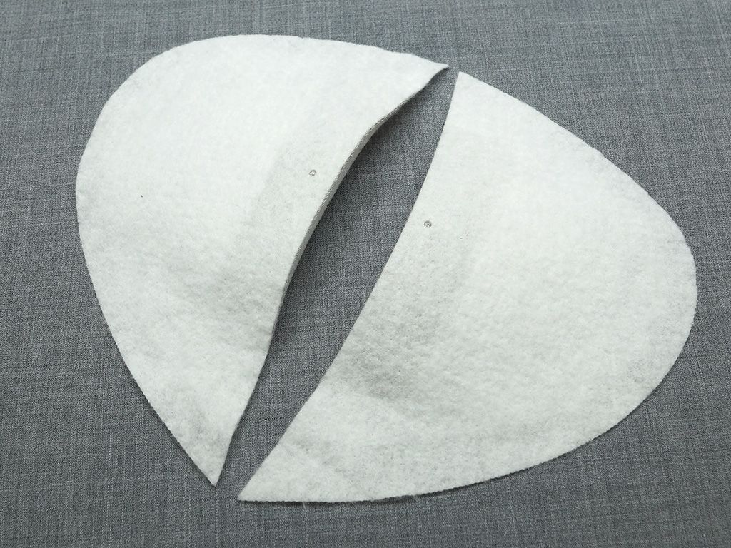 Плечевые накладки ( 10 мм ) ,цвет белый    (И-8/86)  изображение