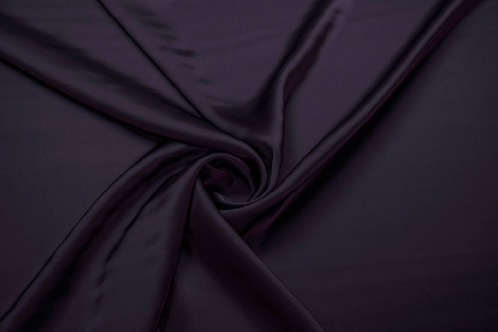 Плательная ткань с атласным блеском, цвет фиолетовыйизображение