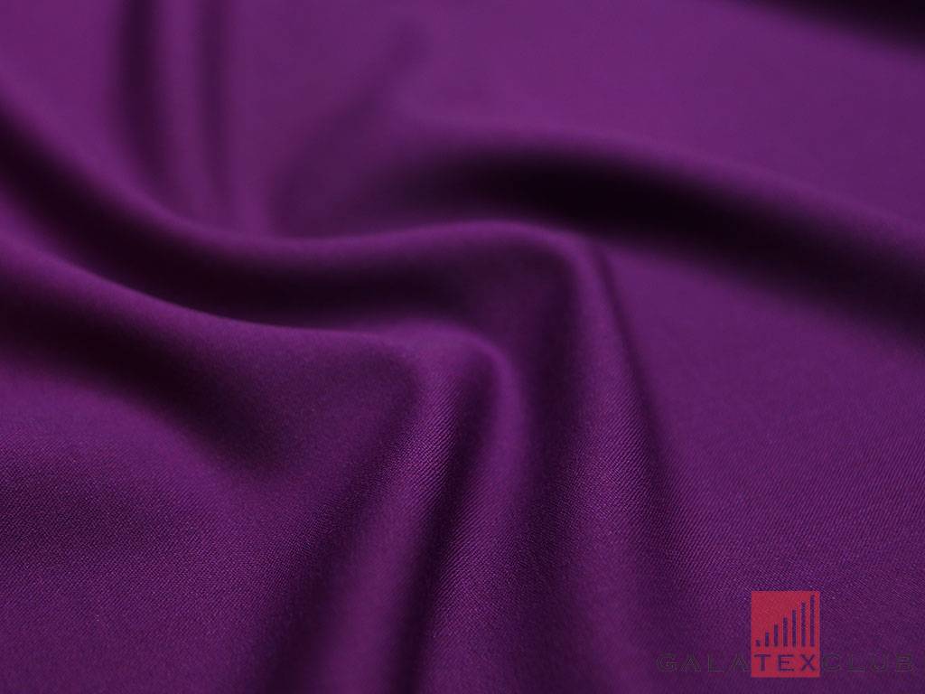 Приобрести Ткань костюмная, цвет насыщенный фиолетовый цв.81