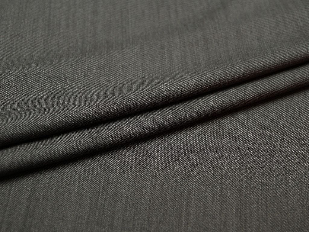 Приобрести Ткань костюмная шерстяная, серый меланж (200 гр/м2)