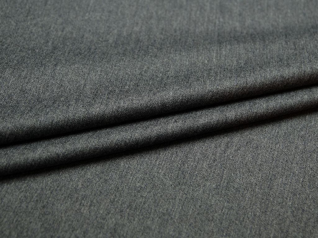 Приобрести  2х сторонняя костюмная ткань, серый меланж (272 гр/м2)