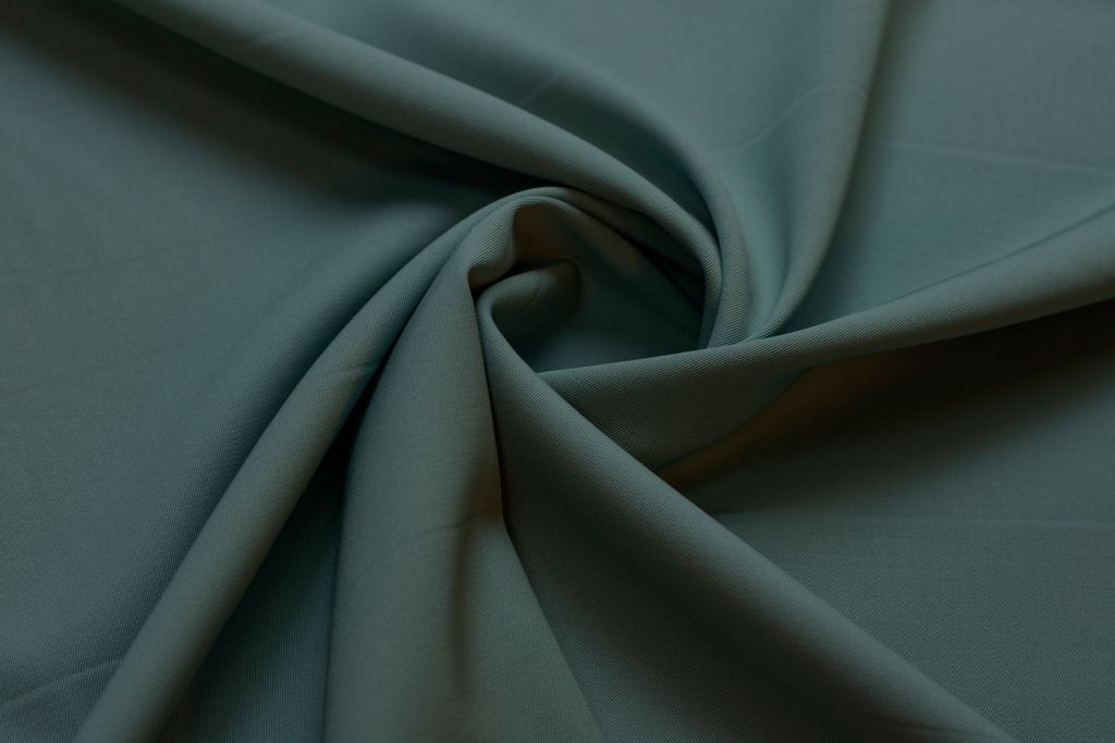 Двухсторонняя костюмная ткань, цвет серо-голубойизображение
