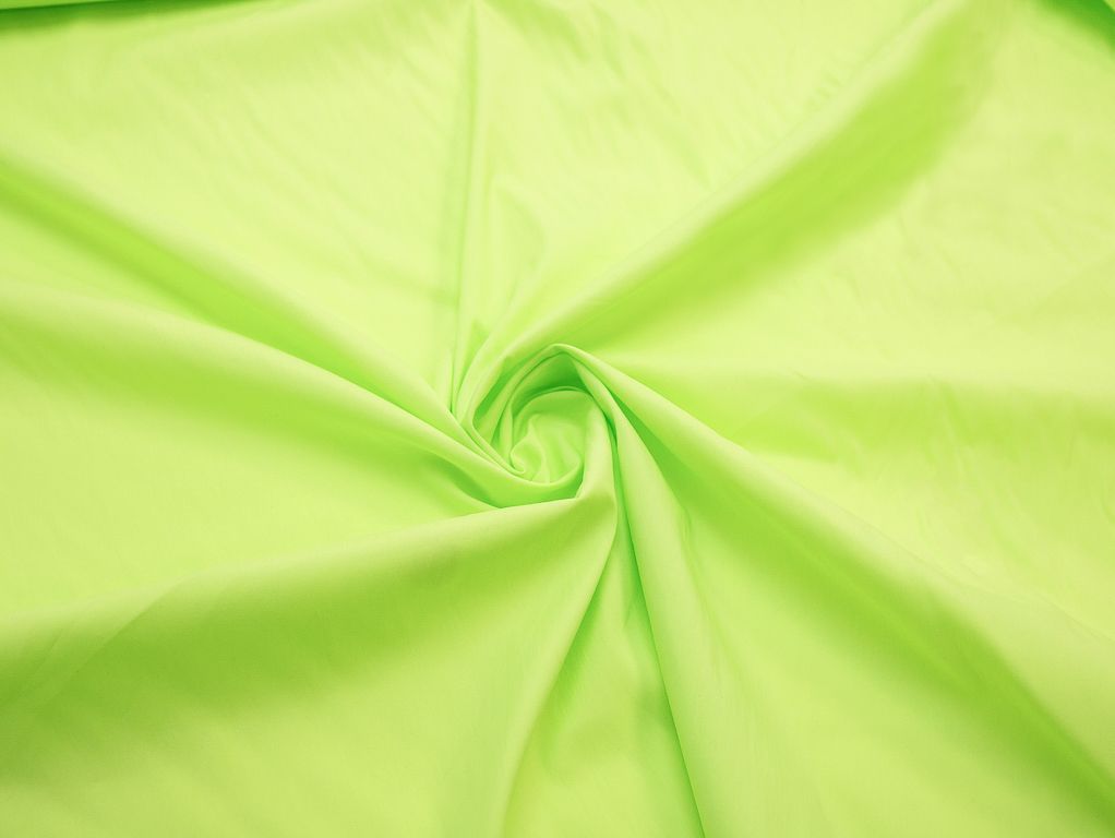 Классическая сорочечная ткань однотонная, цвет неоново-зеленыйизображение