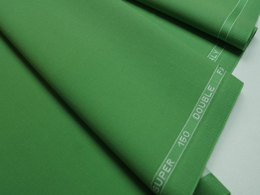 Приобрести Ткань костюмная Лейтмотив, летний зеленый цвет цв.508