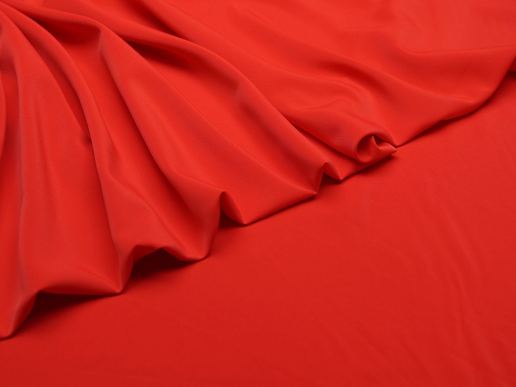 Блузочно-плательная ткань, цвет красныйизображение
