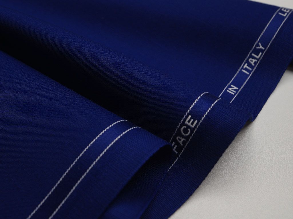 Приобрести Ткань костюмная, цвет: насыщенный средне-синий  цв.7