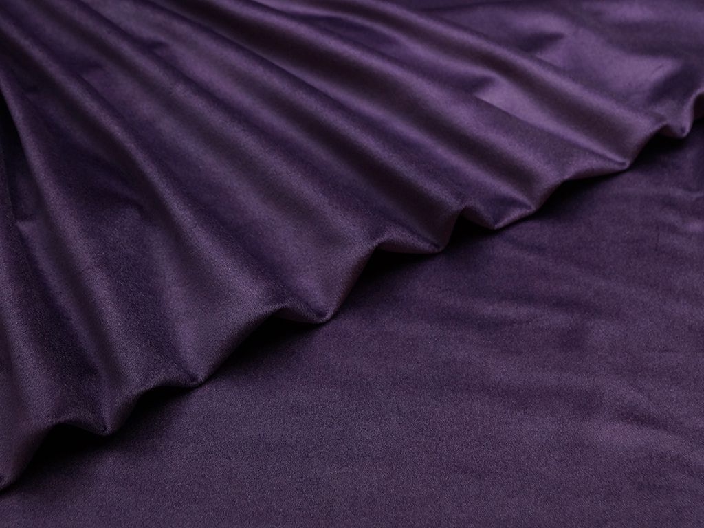 Приобрести Пальтовая ткань с коротким ворсом, цвет фиолетовый