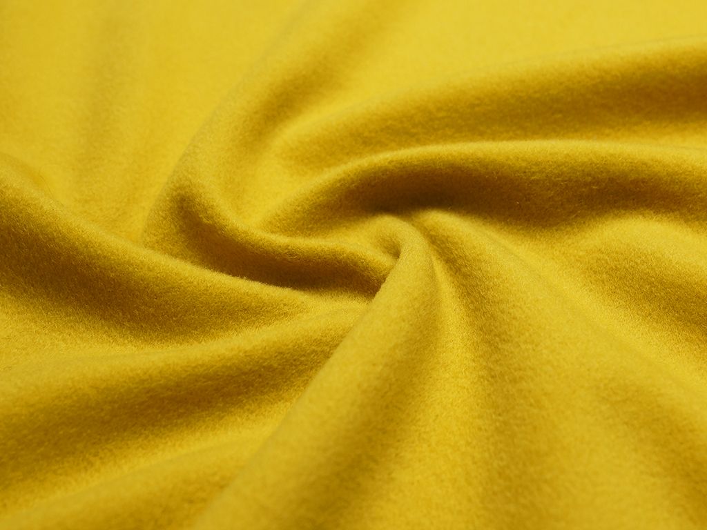 Ткань пальтовая цвета золотого кремаизображение