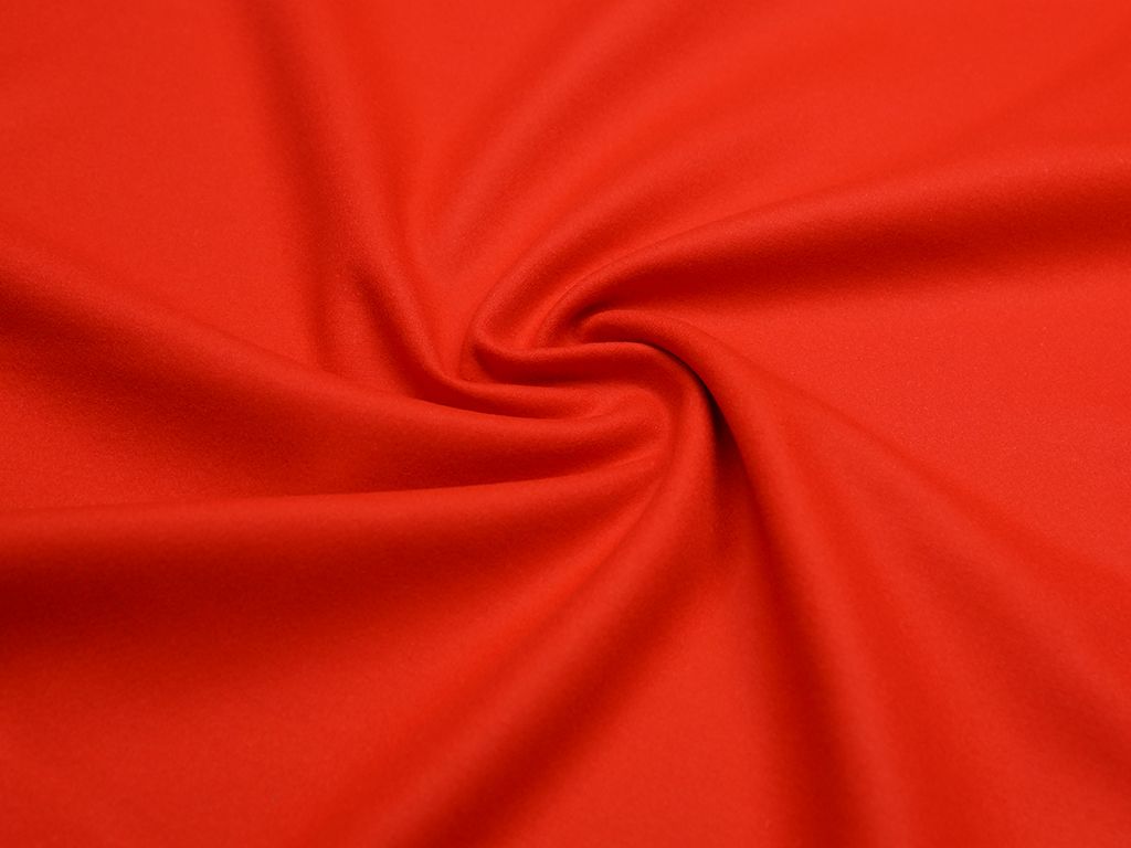 Двухслойная пальтовая ткань, цвет красныйизображение