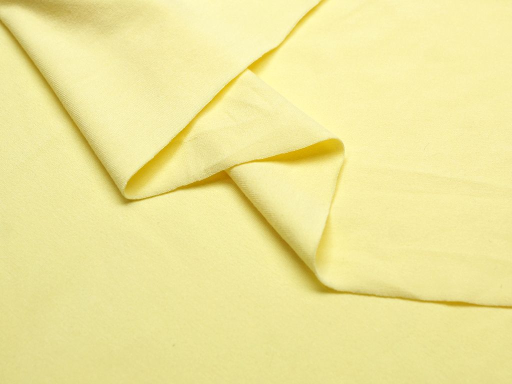 Приобрести Трикотаж футболочный светло-желтого цвета