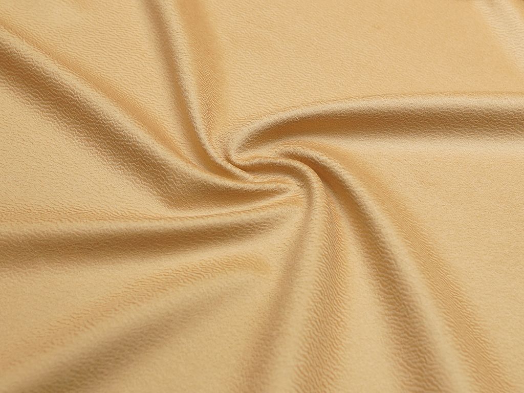 Дублированная пальтовая ткань с ворсом волной, цвет теплый бежевыйизображение