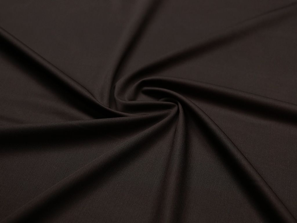 Приобрести Легкая костюмная ткань, цвет черного кофе