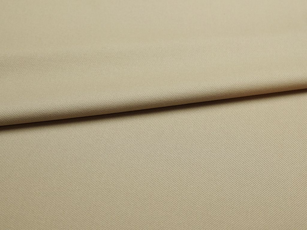 Приобрести 2-х сторонняя костюмная ткань в диагональную полоску , песочного цвета