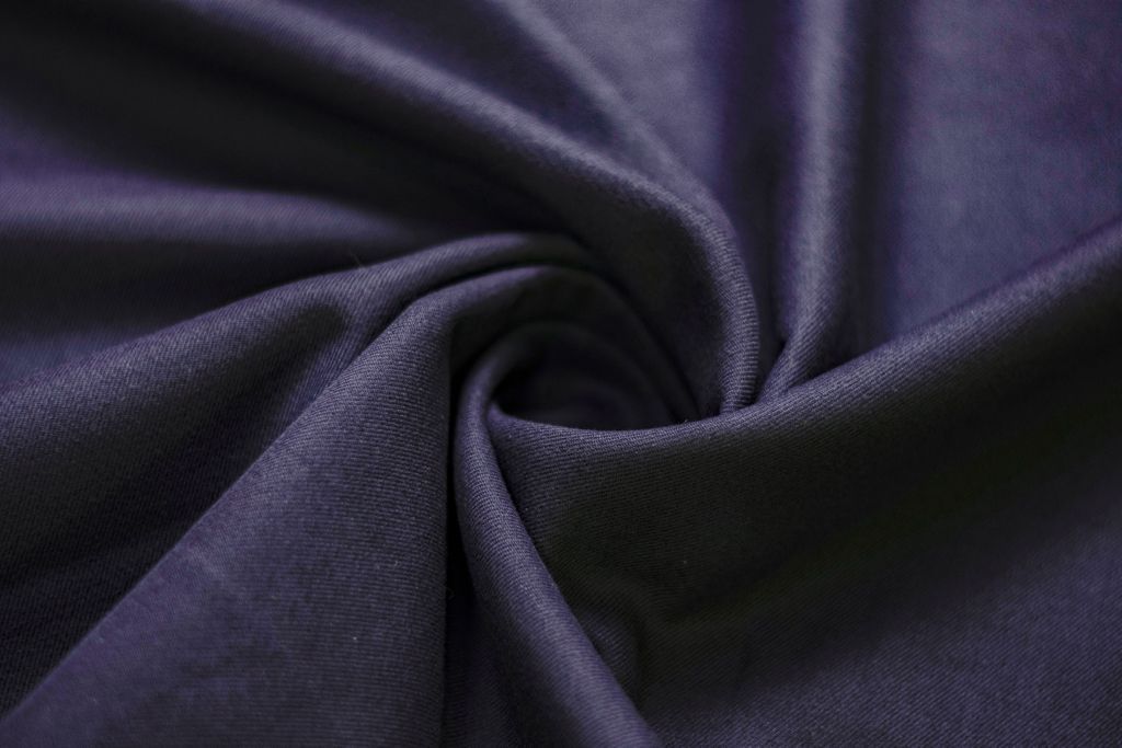 Пальтовая ткань двухслойная, цвет темно-синийизображение