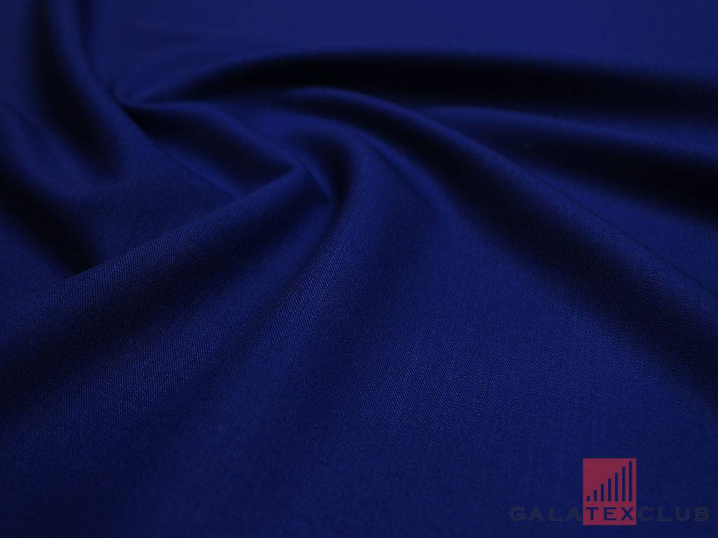 Ткань костюмная, цвет: насыщенный средне-синий  цв.7изображение
