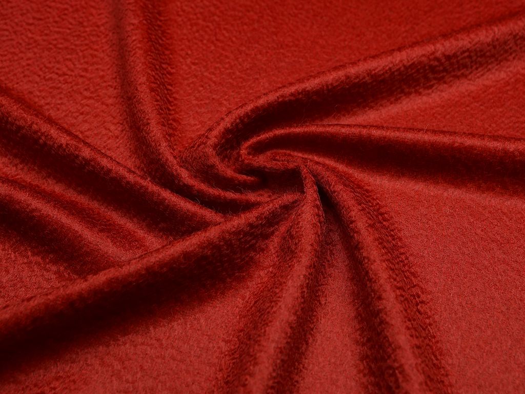 Приобрести Пальтовая ткань со средним ворсом, бордовый цвет