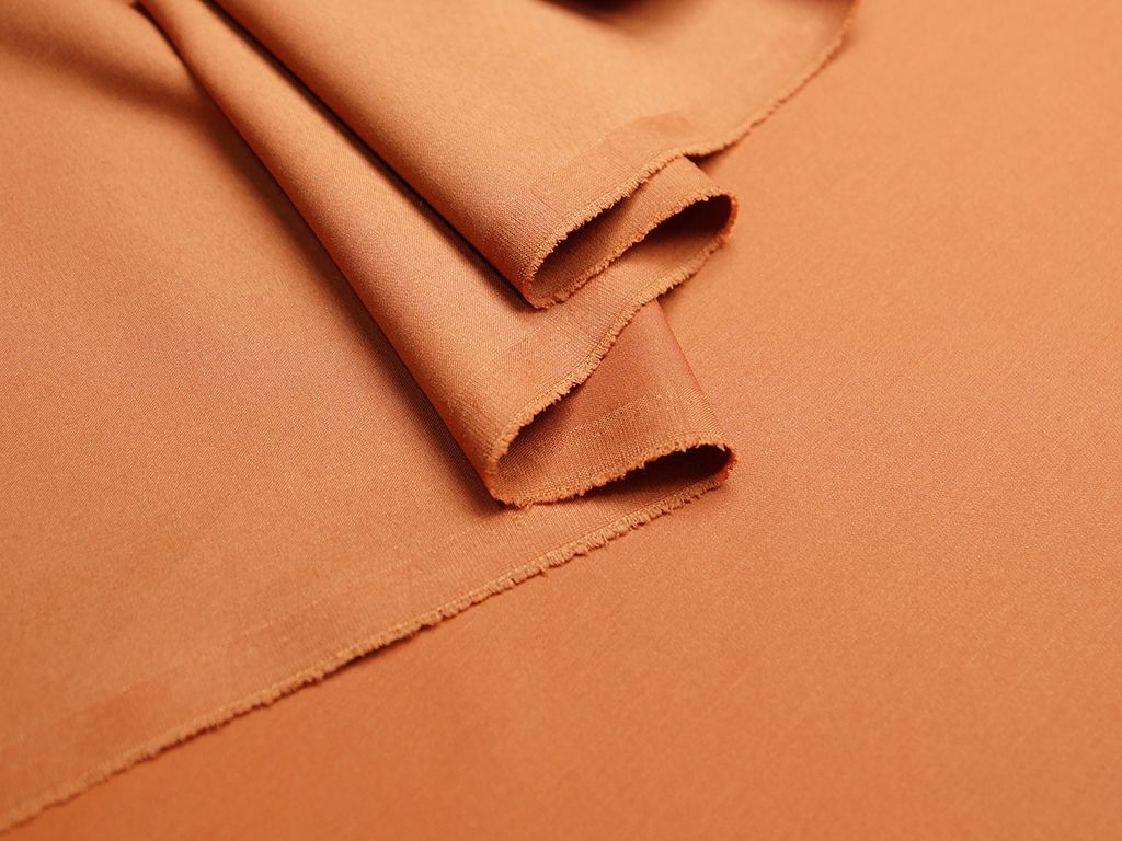 Приобрести Легкая костюмная ткань, цвет теплый коричневый
