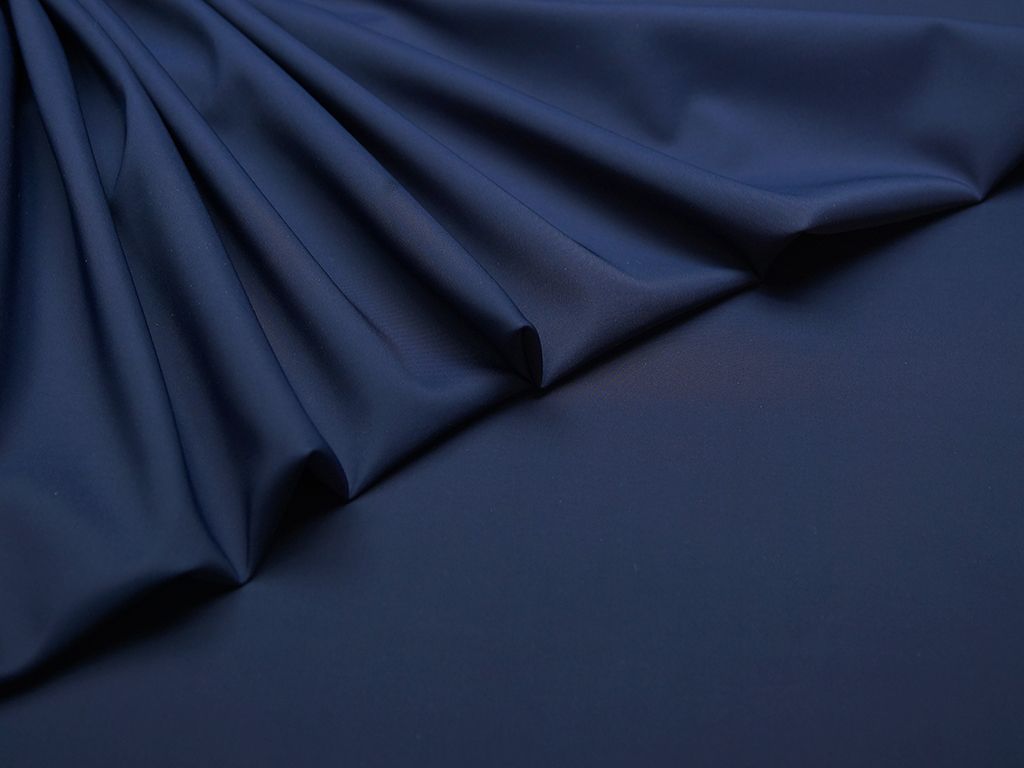 Приобрести Костюмная ткань двухсторонняя, глубокий синий цвет
