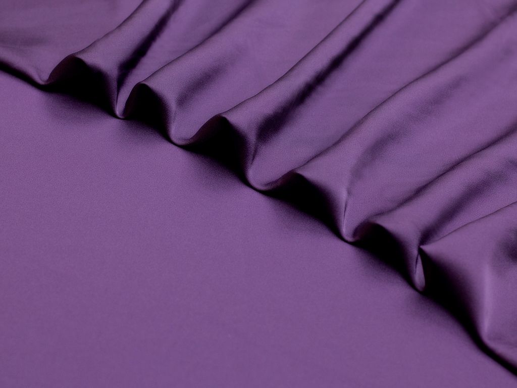 Приобрести Искусственный шелк, цвет темно-фиолетовый №15