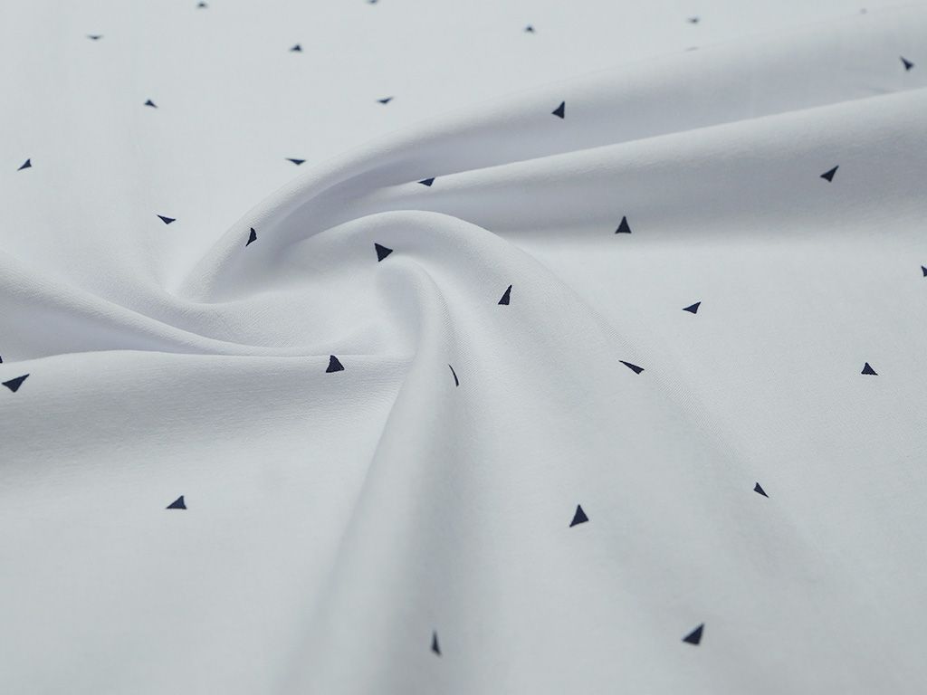 Приобрести Рубашечная ткань с геометрическим принтом  (120 г/м2)