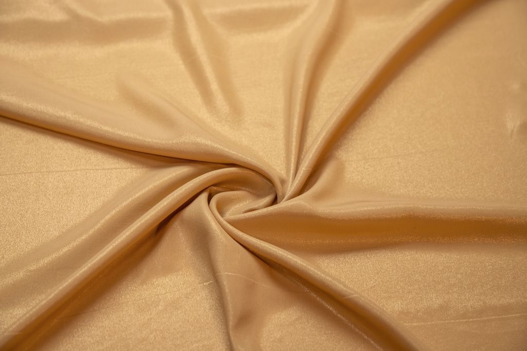 Блузочно-плательная ткань, цвет мерцающий бежевыйизображение