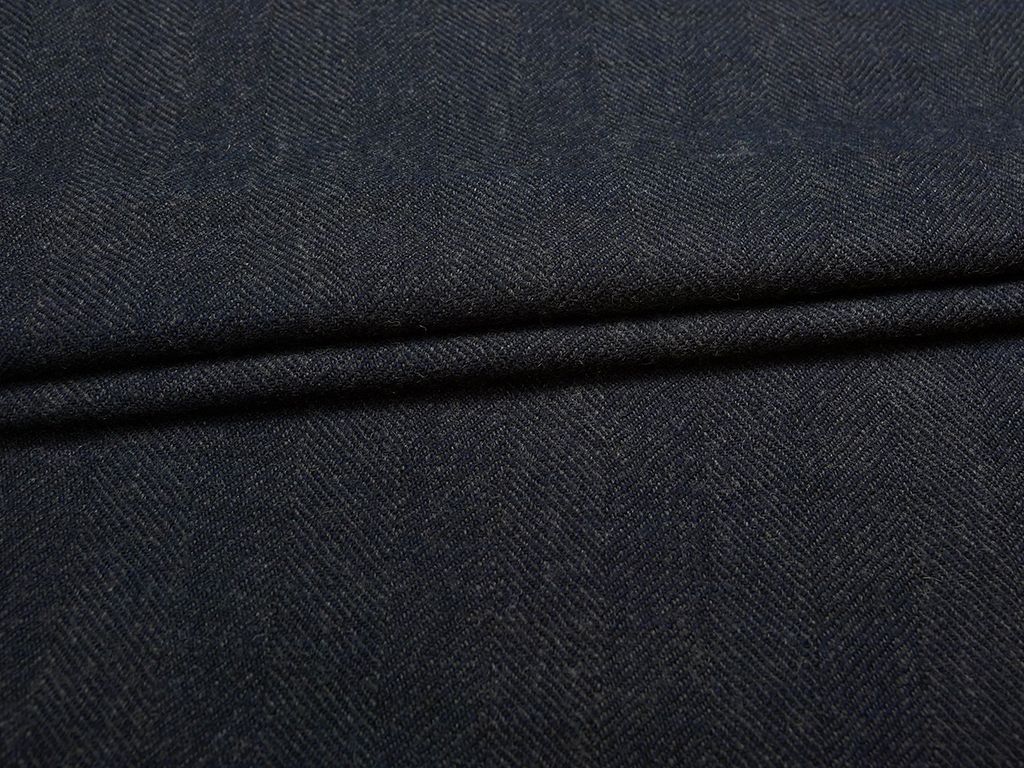 Приобрести Пальтовая ткань в елочку двухсторонняя , крупное плетение