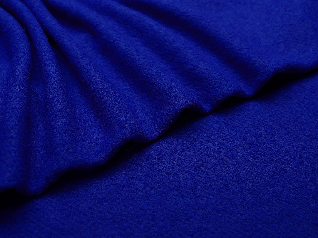 Приобрести Ткань пальтовая, имперский синий цвет