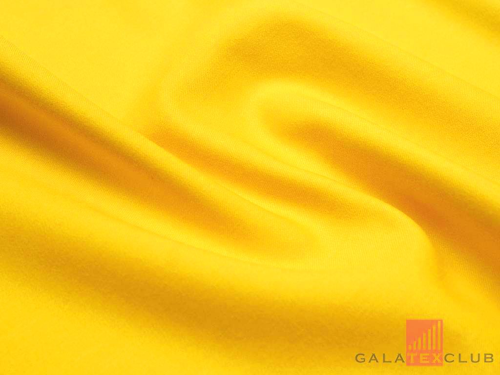 Ткань костюмная канареечно-желтого цвета цв.1518изображение