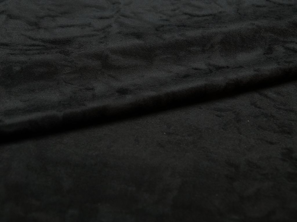 Приобрести Ткань пальтовая угольно-черного цвета с мраморным эффектом