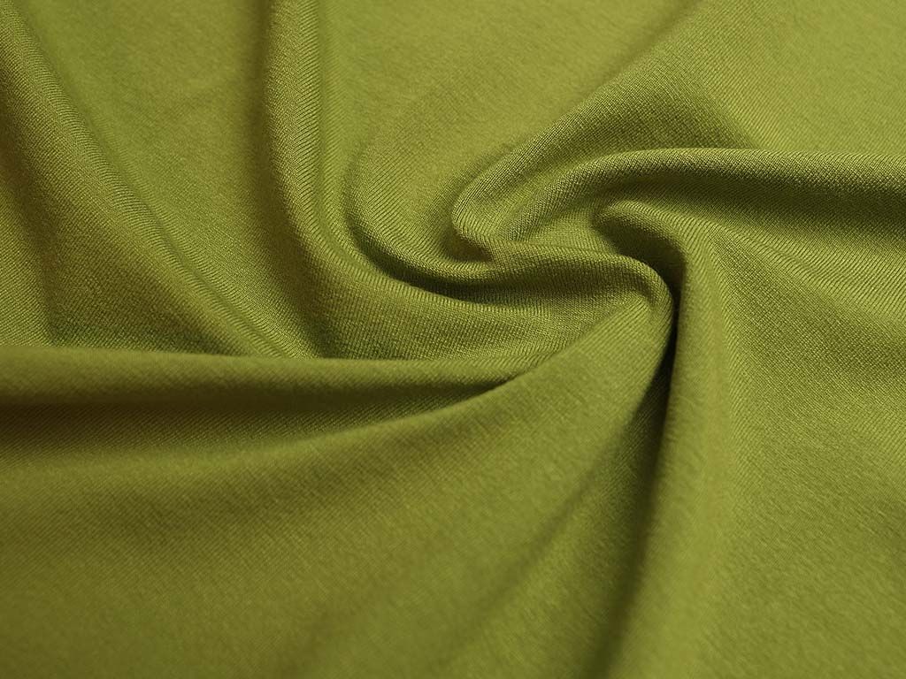 Приобрести Трикотаж футболочный однотонный, цвет оливковый венок  (235 г/м2)