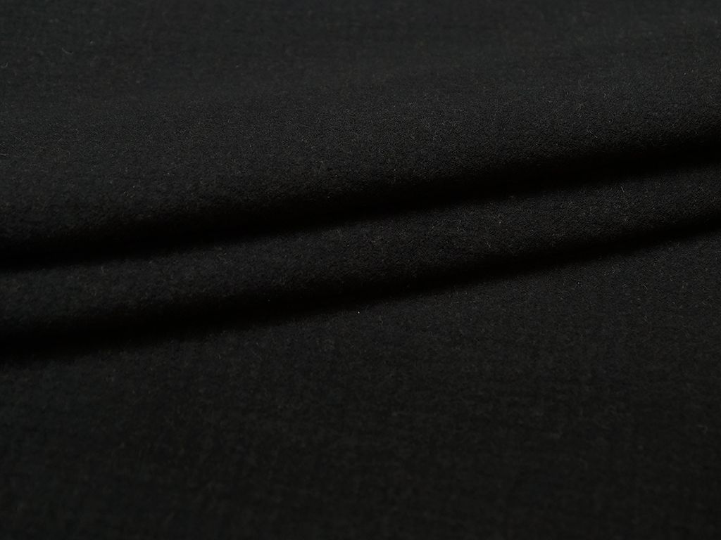 Приобрести Черно-бежевая пальтовая двухсторонняя ткань