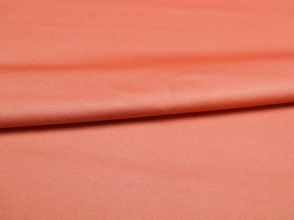 Приобрести Двухслойная пальтовая ткань, цвет розово-коралловый
