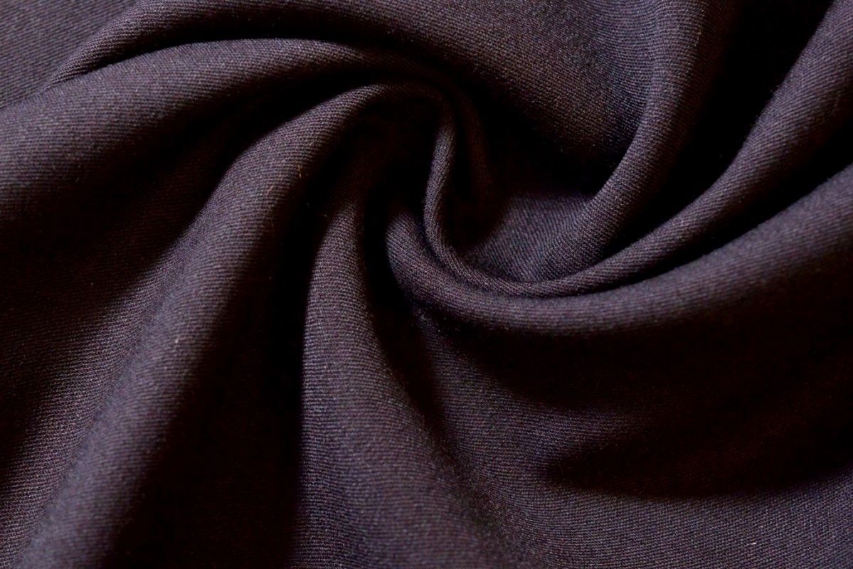 Ткань костюмная двухсторонняя цвета благородного горького шоколада цв.1471изображение
