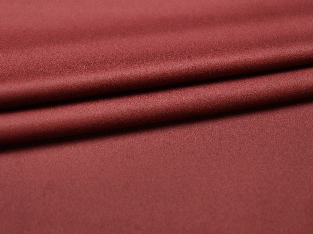 Приобрести Двухсторонняя пальтовая ткань цвет бордовый