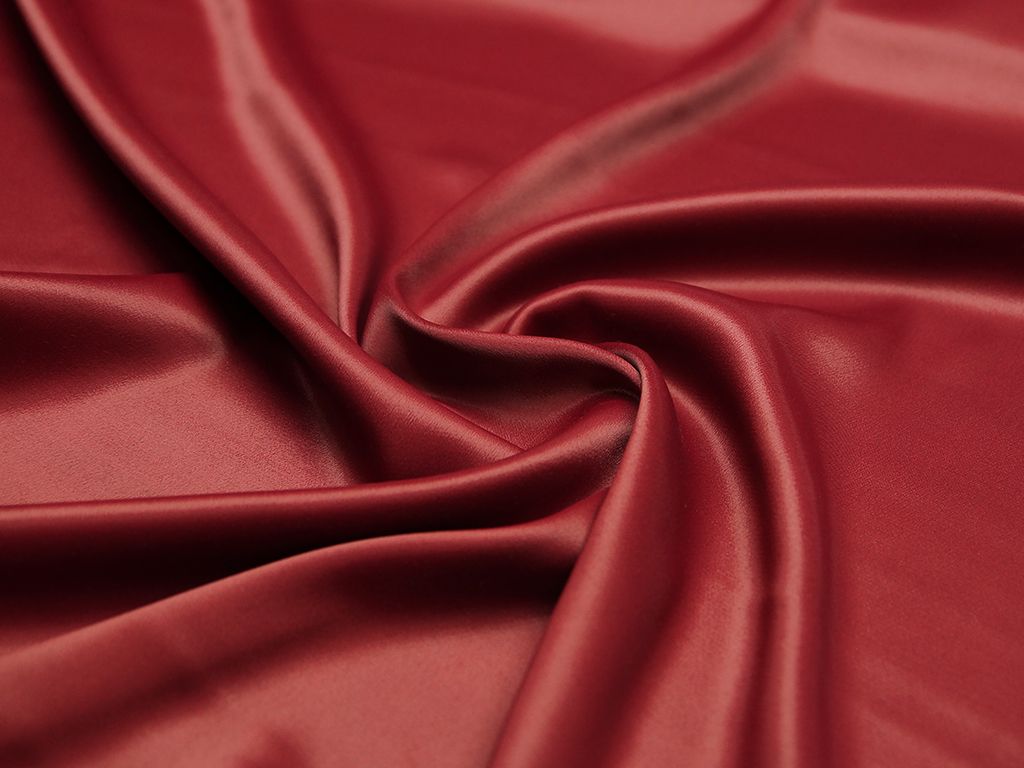 Ткань плательная Кади бордового цветаизображение