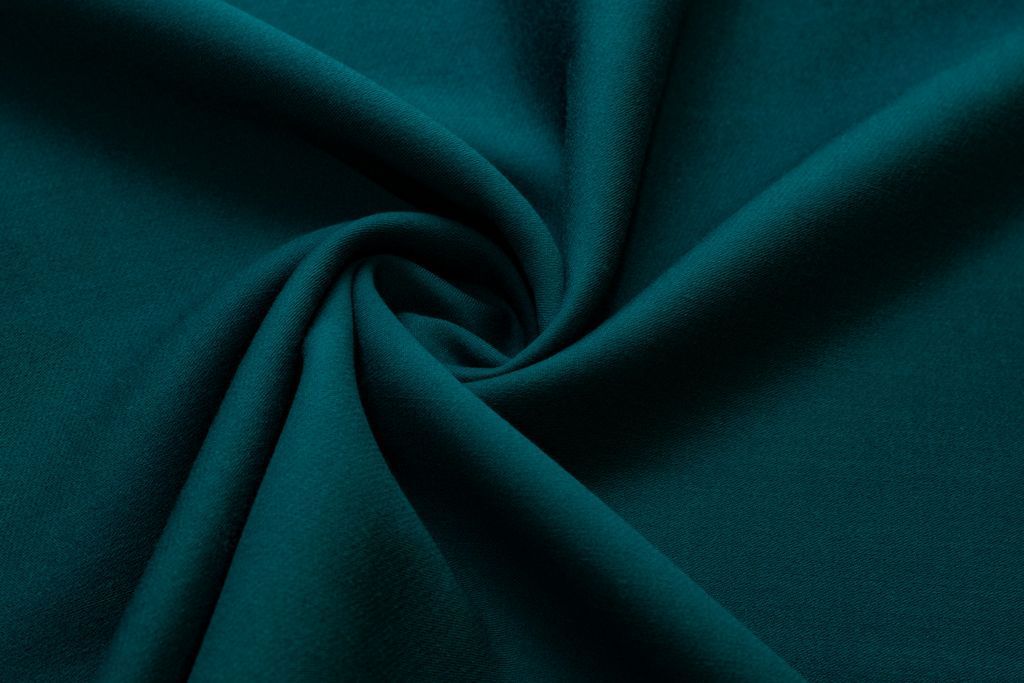 Двухслойная костюмная ткань, цвет изумрудныйизображение