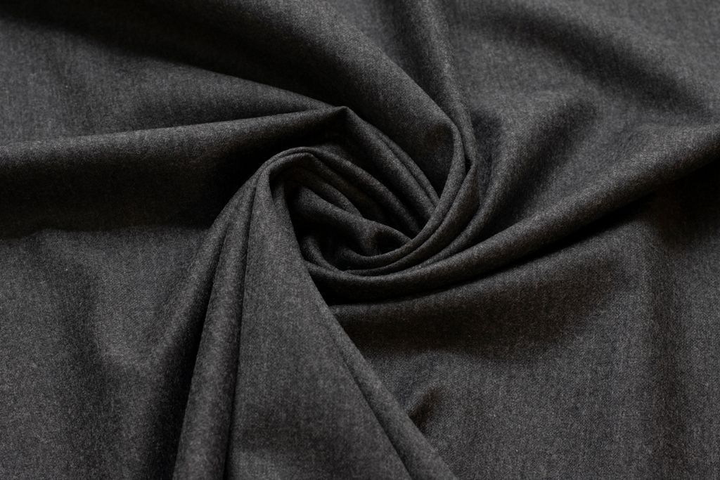 Двухсторонняя костюмная ткань, цвет серый меланжизображение
