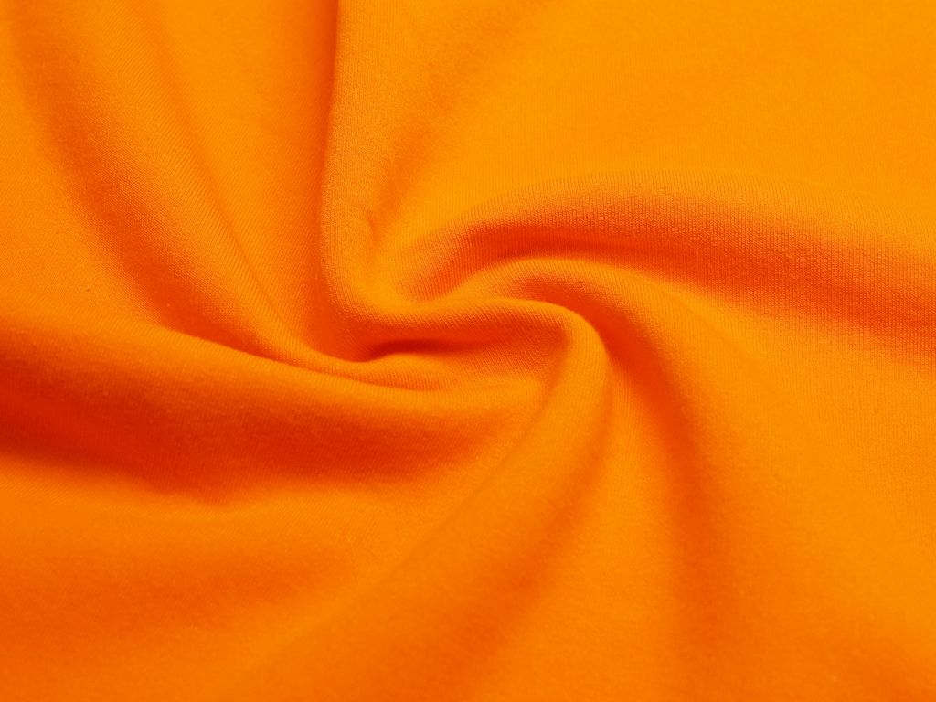 Футер 3-х нитка с начесом, цвет апельсиновыйизображение